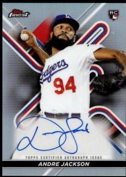 Andre Jackson #FA-AD Baseball Cards 2022 Topps Finest Autographs