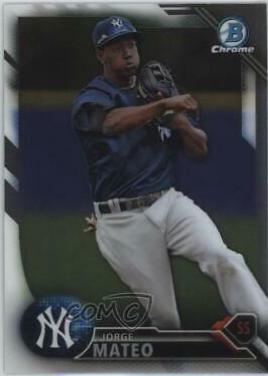 Jorge Mateo #BCP-94 2016 Bowman Chrome Prospects Baseball