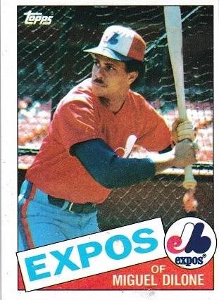 1985 Topps Miguel Dilone #178 card