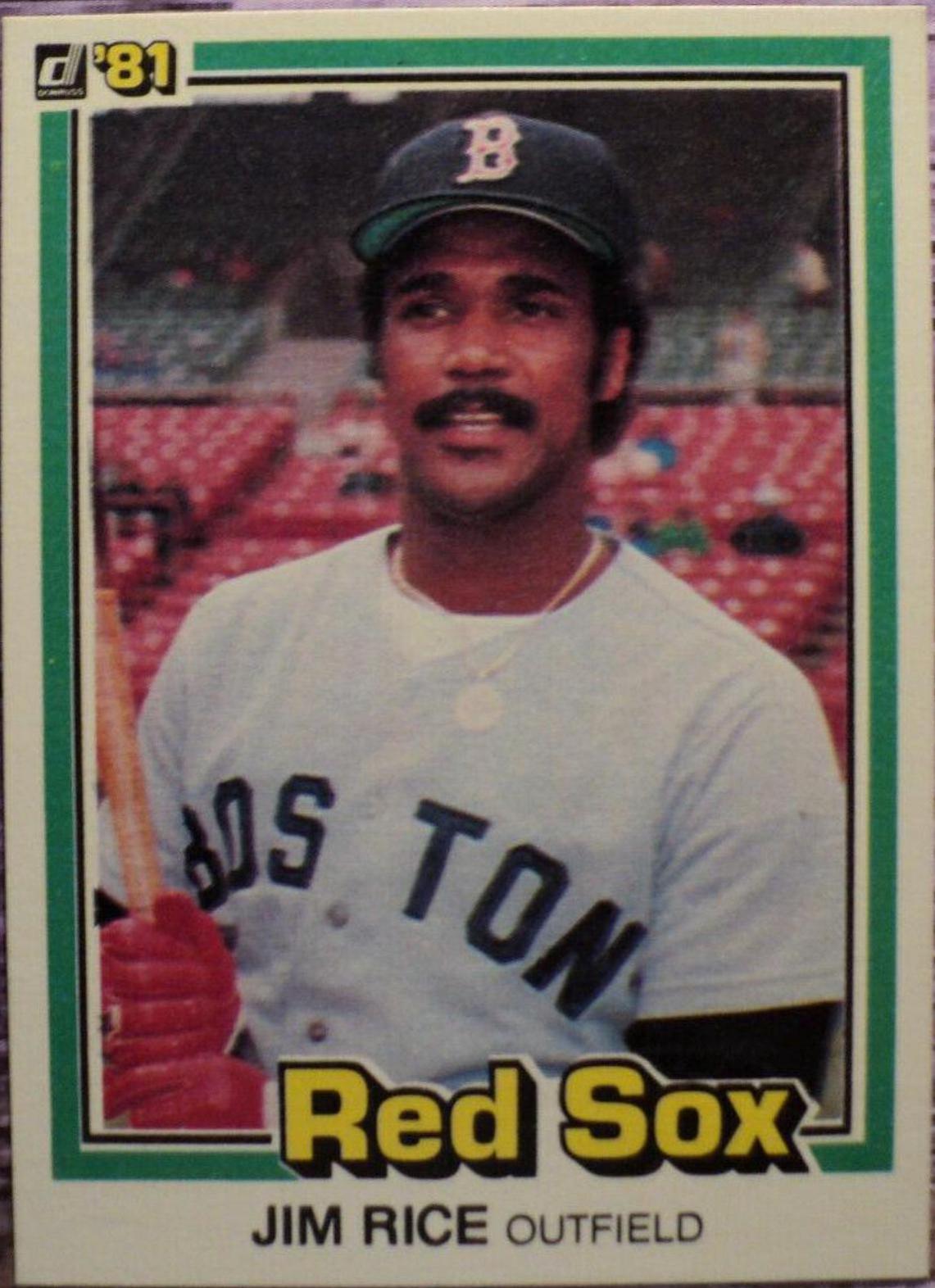 Jim Rice #338 Baseball Cards 1981 Donruss
