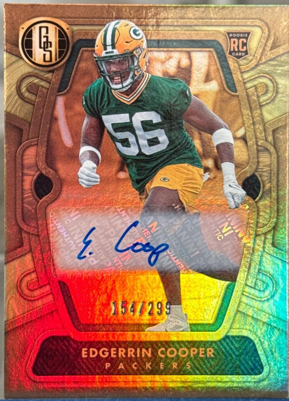 Edgerrin Cooper [Rookie Autograph] #137 Prices | 2024 Panini Gold ...