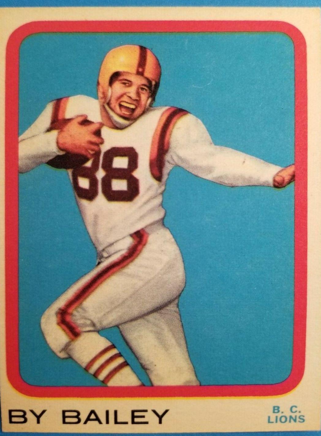 By Bailey #5 Football Cards 1963 Topps CFL