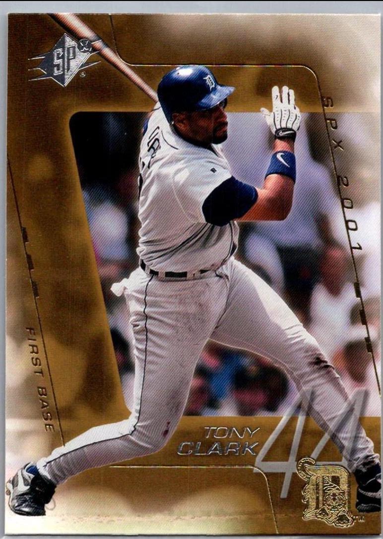 Tony Clark #29 Baseball Cards 2001 Spx