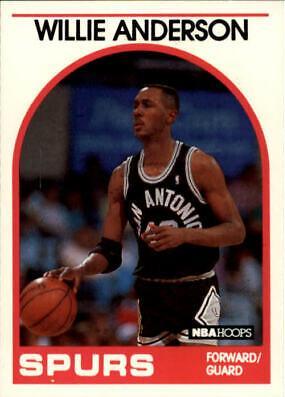 Willie Anderson #235 Basketball Cards 1989 Hoops