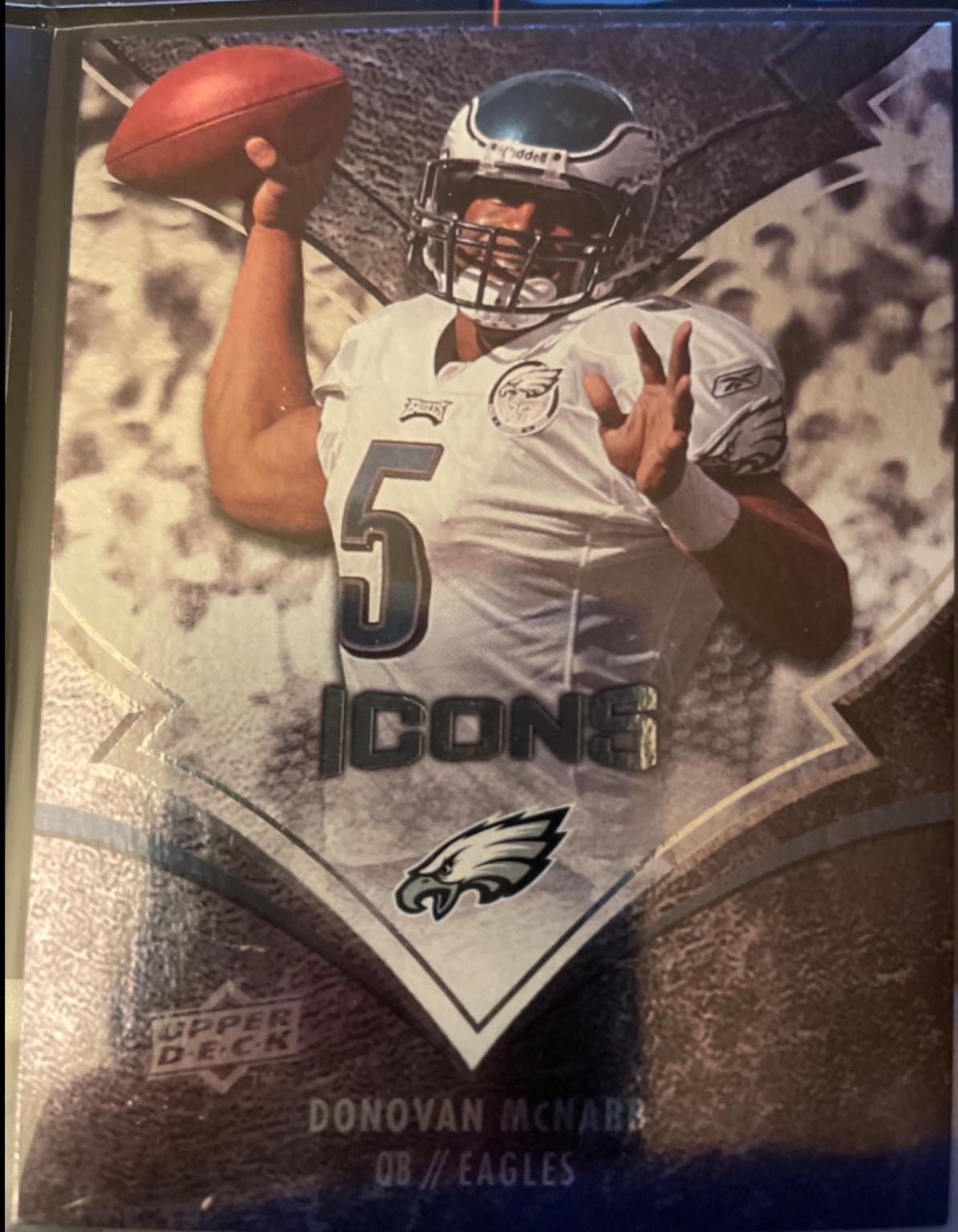 Donovan Mcnabb #75 Football Cards 2008 Upper Deck Icons