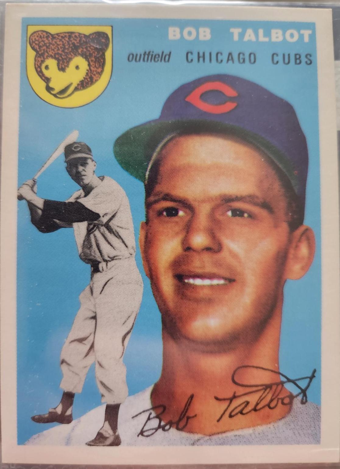 Bob Talbot #229 Baseball Cards 1994 Topps Archives 1954 Reprint