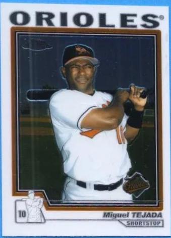 Miguel Tejada #375 2004 Topps Chrome Baseball