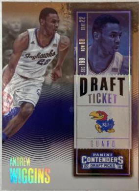 Andrew Wiggins #5 Basketball Cards 2016 Panini Contenders Draft Picks