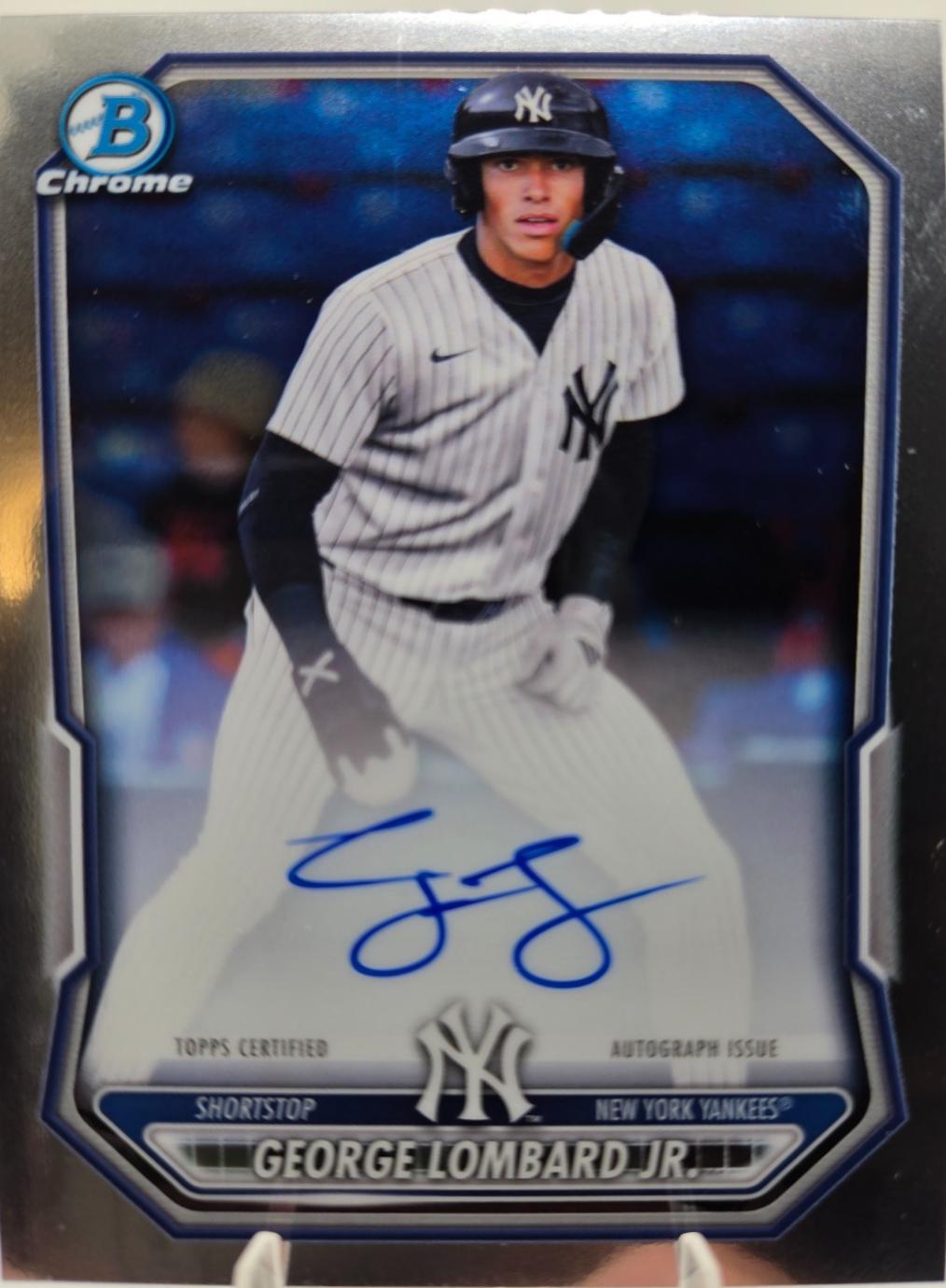 George Lombard Jr. #CPA-GL Prices | 2026 Bowman Chrome Prospect