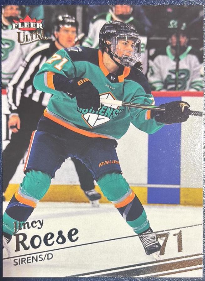 Jincy Roese #45 2025 Fleer Ultra Pwhl Hockey