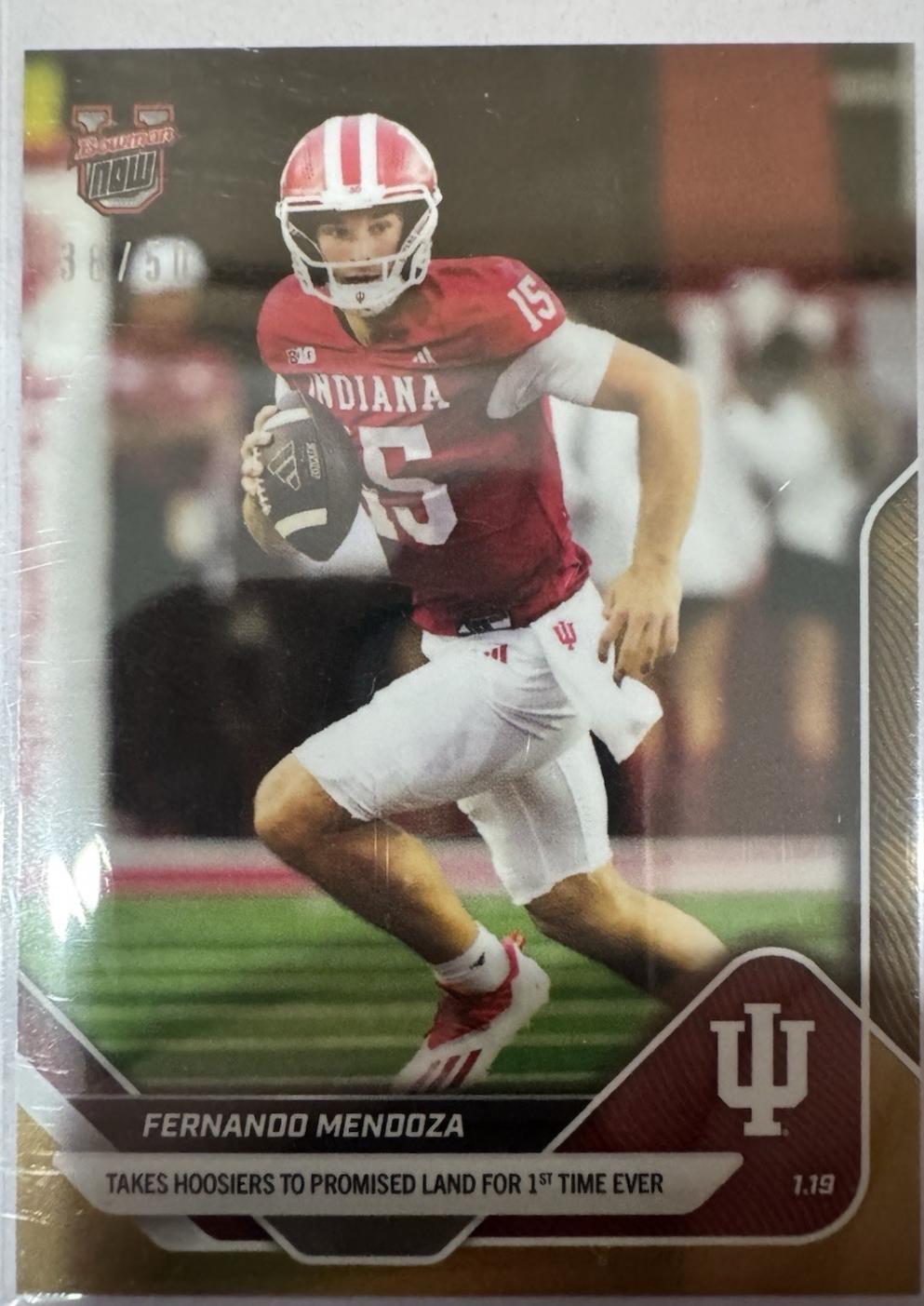 Fernando Mendoza #67 2025 Bowman U Now Football