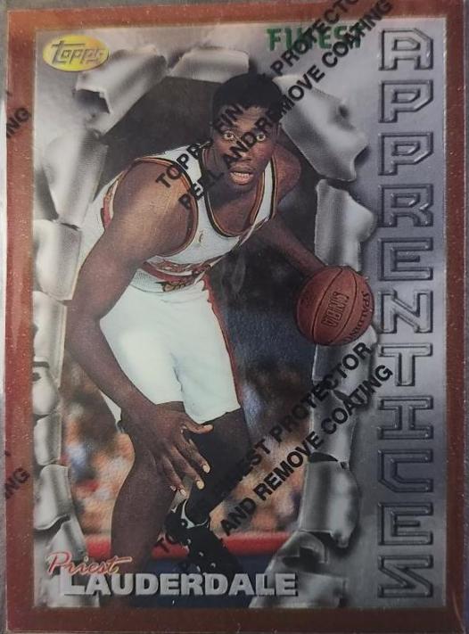 Priest Lauderdale #88 Basketball Cards 1996 Topps Mystery Finest