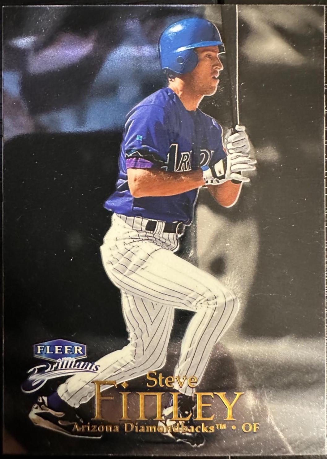 Steve Finley #108 Baseball Cards 1999 Fleer Brilliants