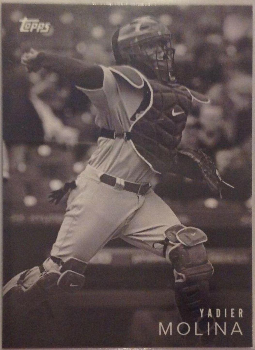 Yadier Molina #12 Baseball Cards 2018 Topps on Demand Black & White