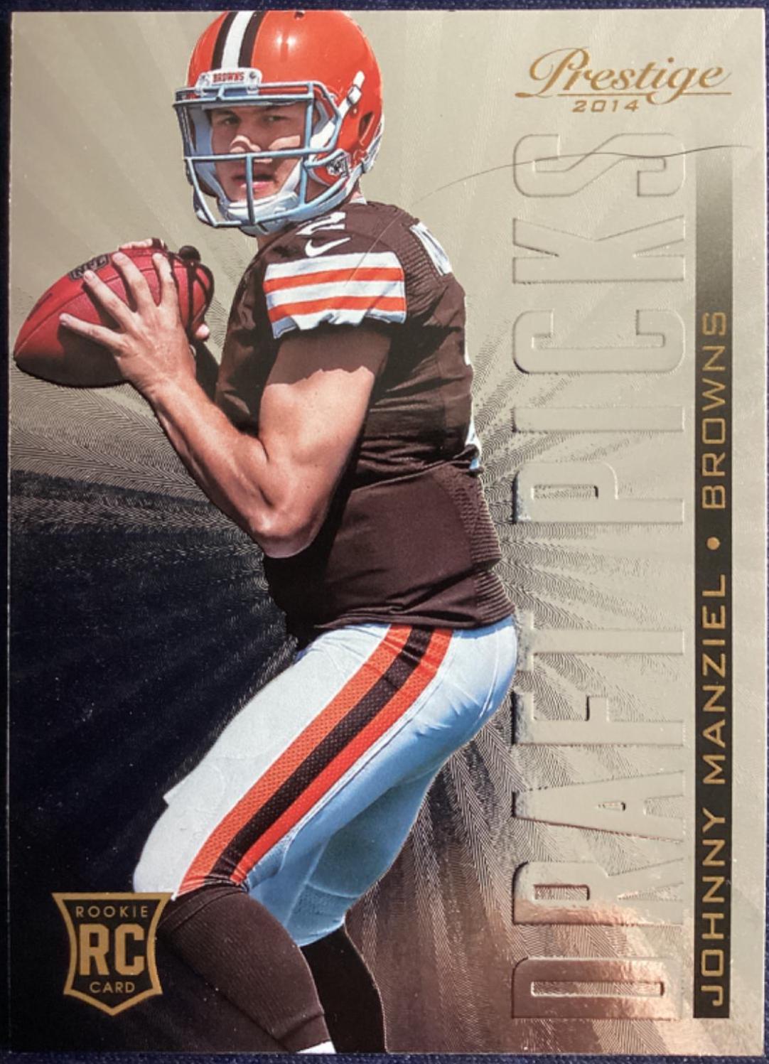 Johnny Manziel #DP7 Football Cards 2014 Panini Prestige Draft Pick