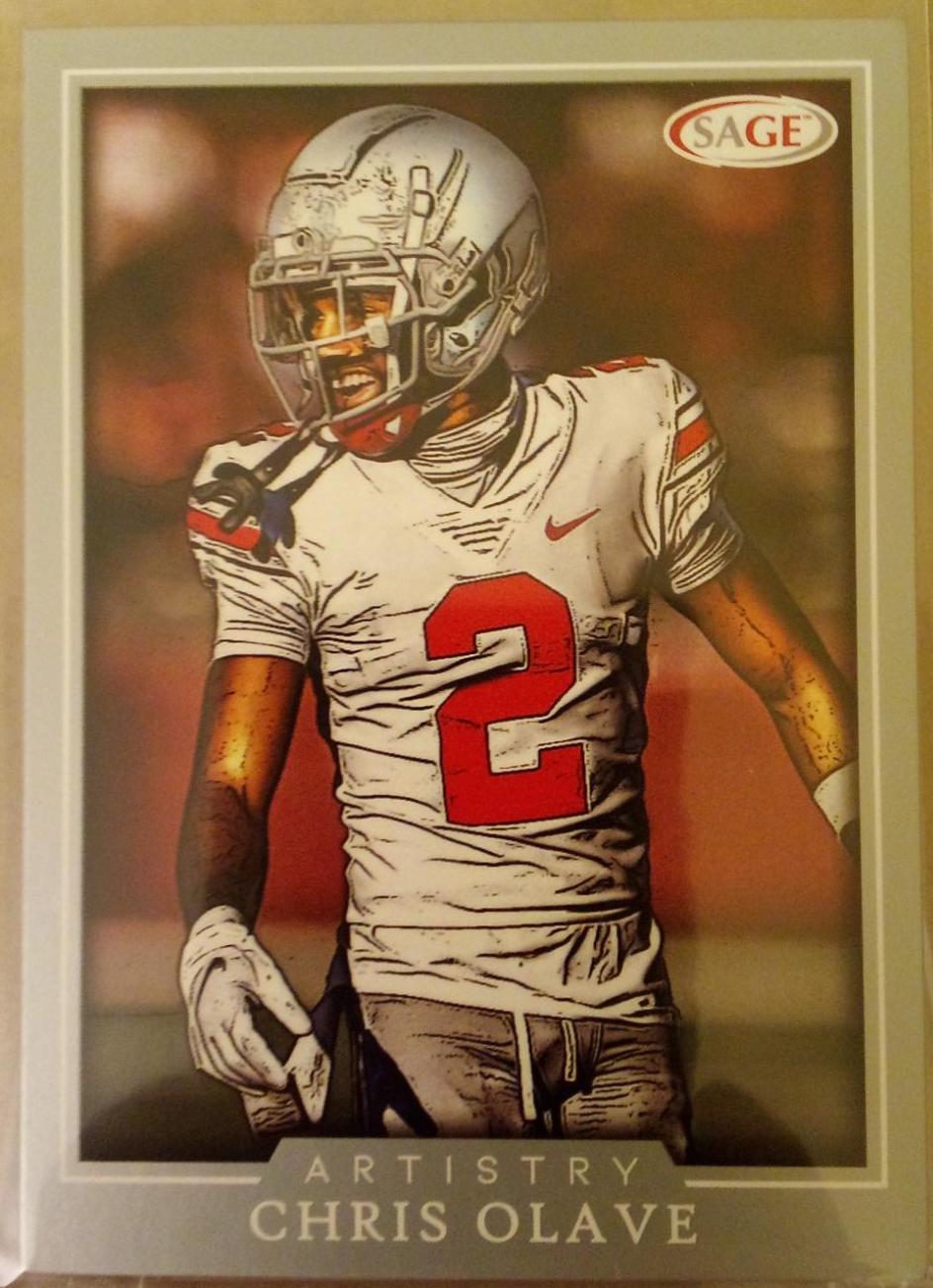Chris Olave #39 2022 Sage Artistry Football