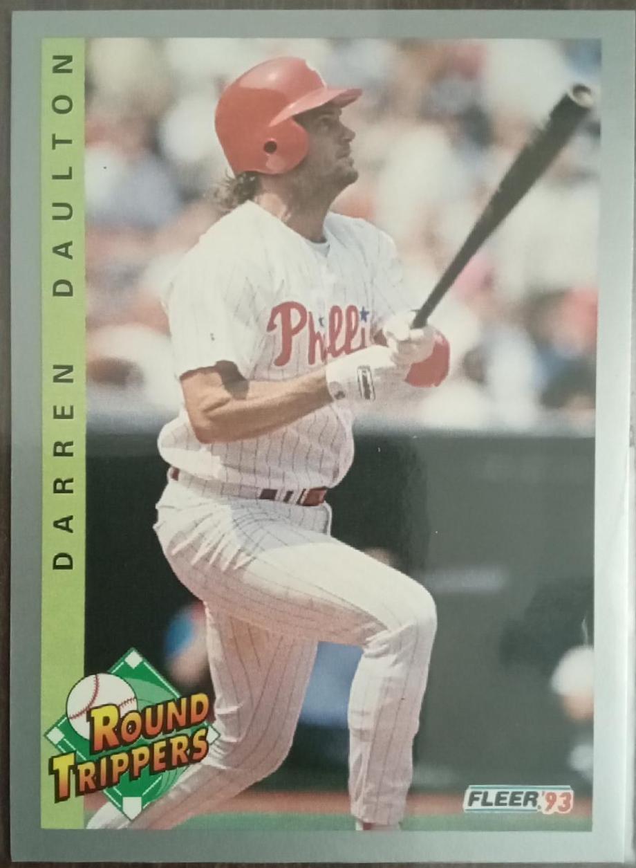 Darren Daulton #352 Baseball Cards 1993 Fleer