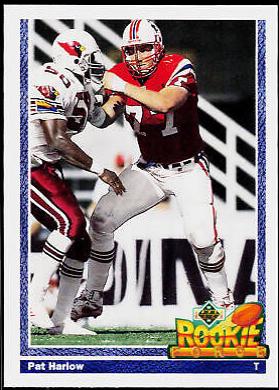 Pat Harlow #614 Football Cards 1991 Upper Deck