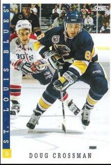 Doug Crossman #25 Hockey Cards 1993 Score