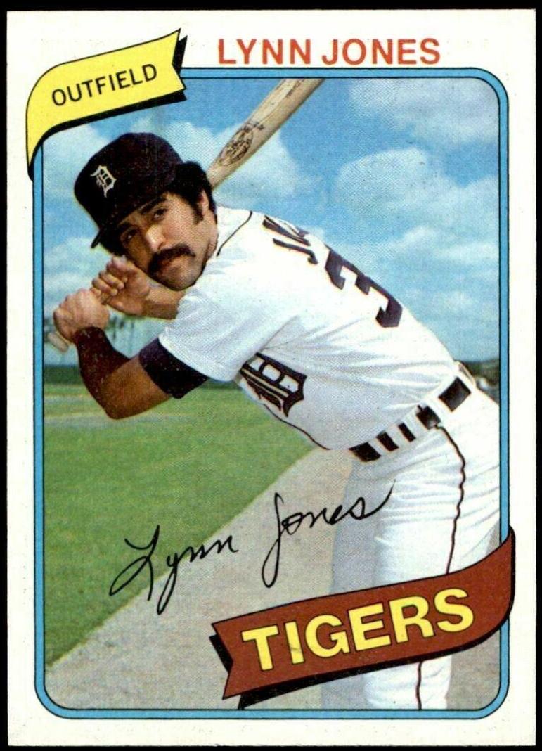 Lynn Jones #123 Baseball Cards 1980 Topps