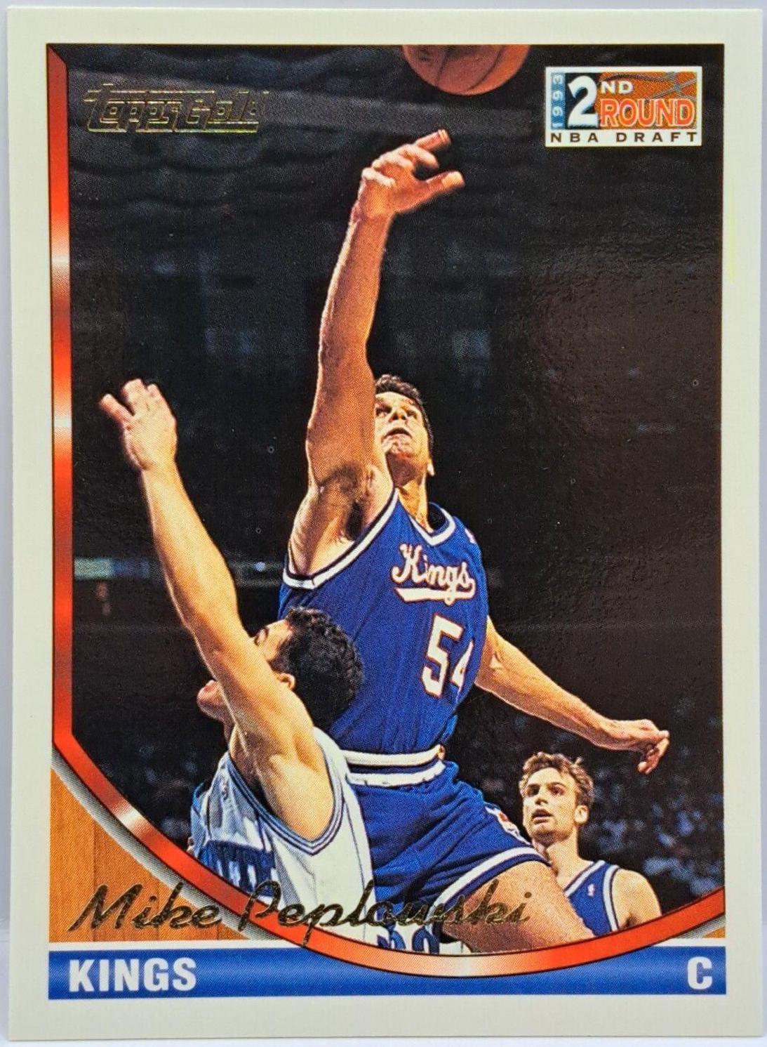 Michael Peplowski #314 Basketball Cards 1993 Topps Gold