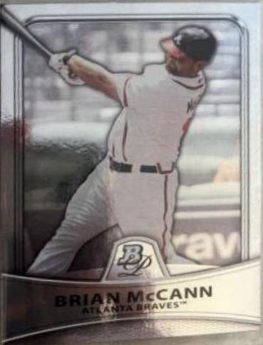 Brian McCann #25 Baseball Cards 2010 Bowman Platinum