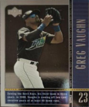Greg Vaughn #32 Baseball Cards 2000 Upper Deck Legends
