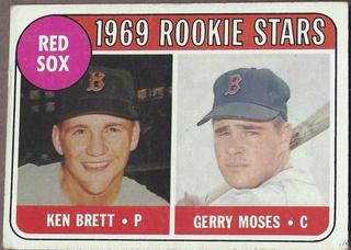 Red Sox 1969 Rookie Stars: Ken Brett / Gerry Moses