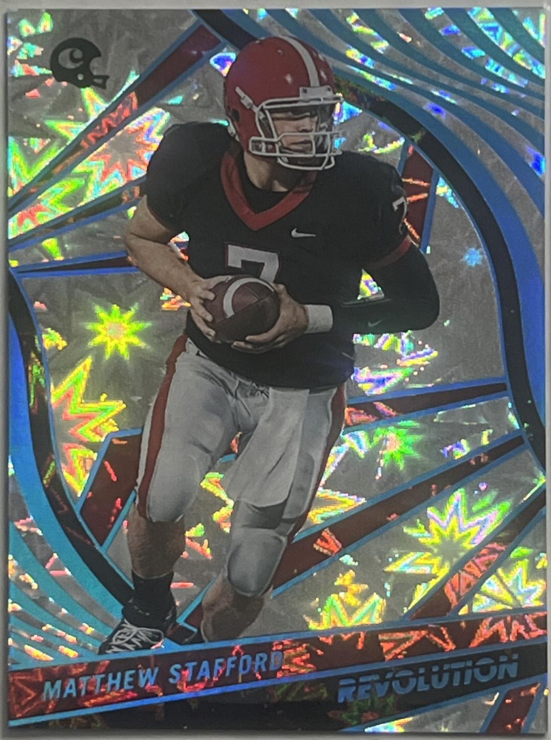 Matthew Stafford #20 2023 Panini Chronicles Draft Picks Revolution Football
