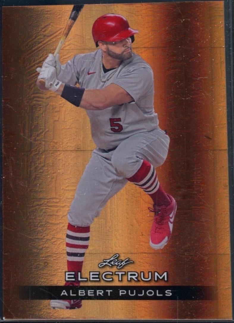 Albert Pujols #2 Baseball Cards 2024 Leaf Electrum