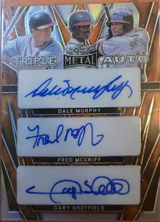 Dale Murphy / Fred McGriff / Gary Sheffield