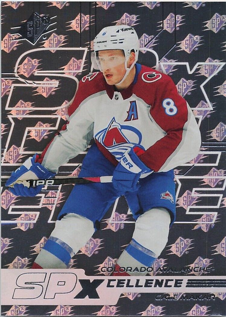 Cale Makar #XC-CM Hockey Cards 2024 SPx SPxCellence