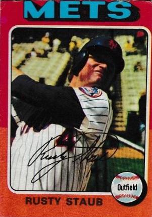 Rusty Staub #90 Baseball Cards 1975 Topps