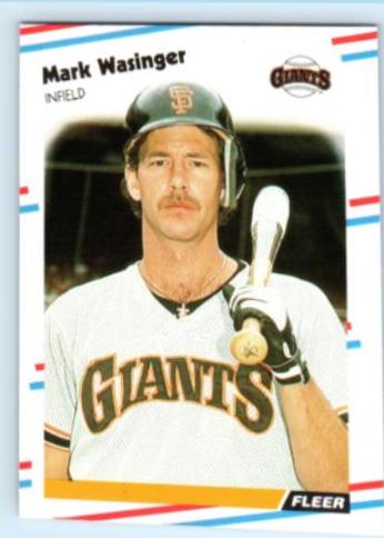 Mark Wasinger #100 Baseball Cards 1988 Fleer