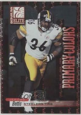Jerome Bettis #PC-13 Football Cards 2001 Panini Donruss Elite Primary Colors