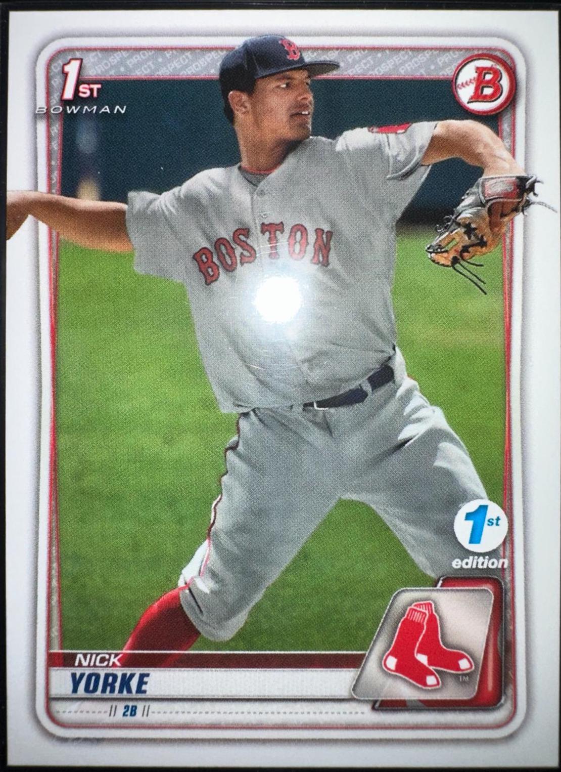 Nick Yorke #BD-29 2020 Bowman Draft 1st Edition Baseball