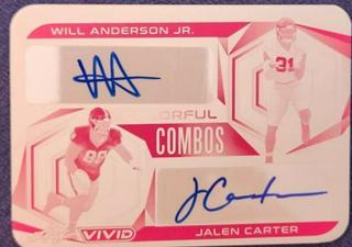 Jalen Carter, Will Anderson Jr.