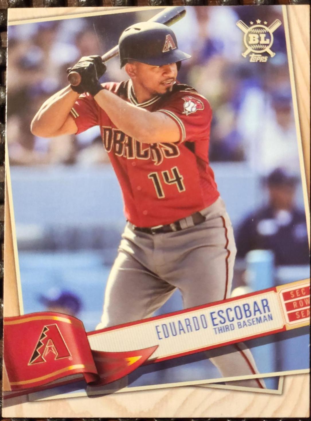 Eduardo Escobar #29 Baseball Cards 2019 Topps Big League