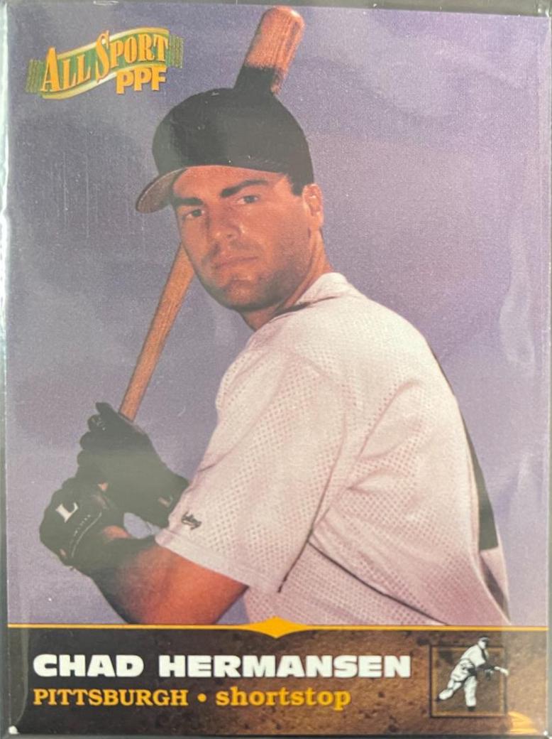 Chad Hermansen #68 Baseball Cards 1996 Score Board Autograph Collection