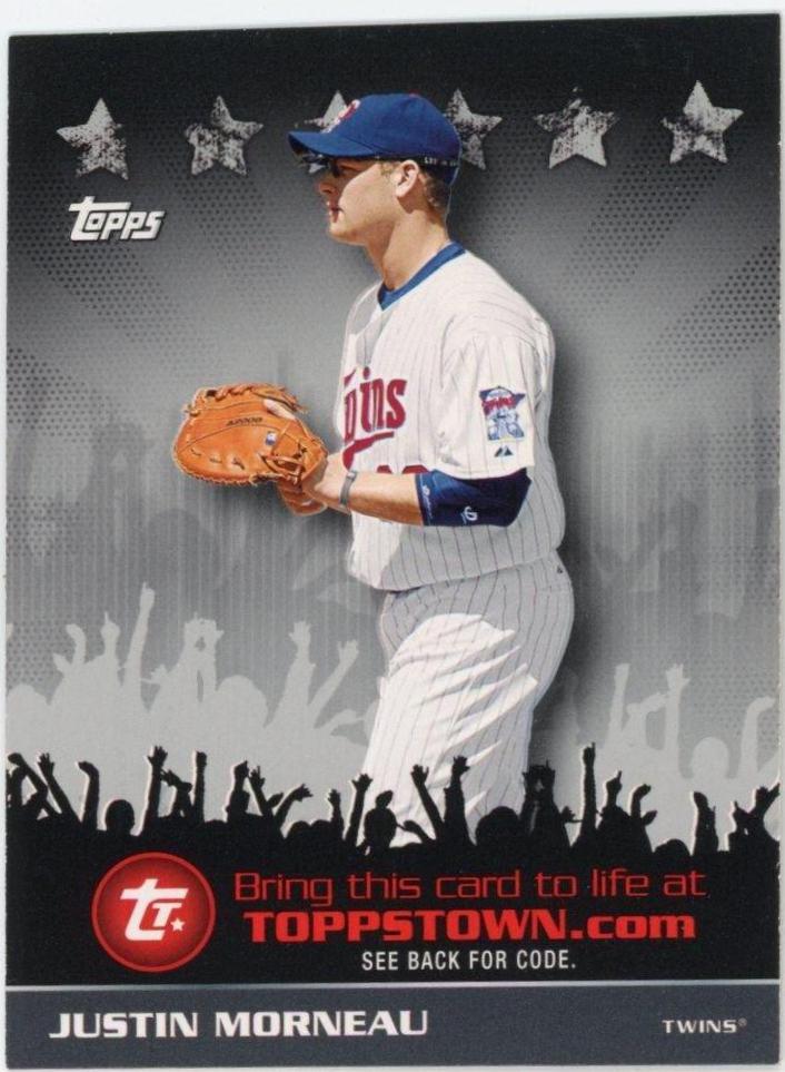 Justin Morneau #TTT12 Baseball Cards 2009 Topps Toppstown