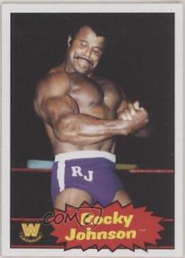 Rocky Johnson #102 Wrestling Cards 2012 Topps Heritage WWE