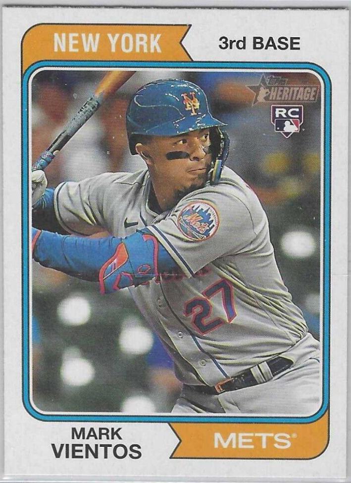 Mark Vientos #124 Baseball Cards 2023 Topps Heritage