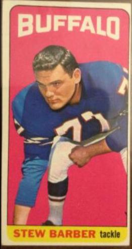 Stew Barber #23 Football Cards 1965 Topps