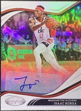 Isaac Bonga #CS-IBG Basketball Cards 2020 Panini Certified Signatures