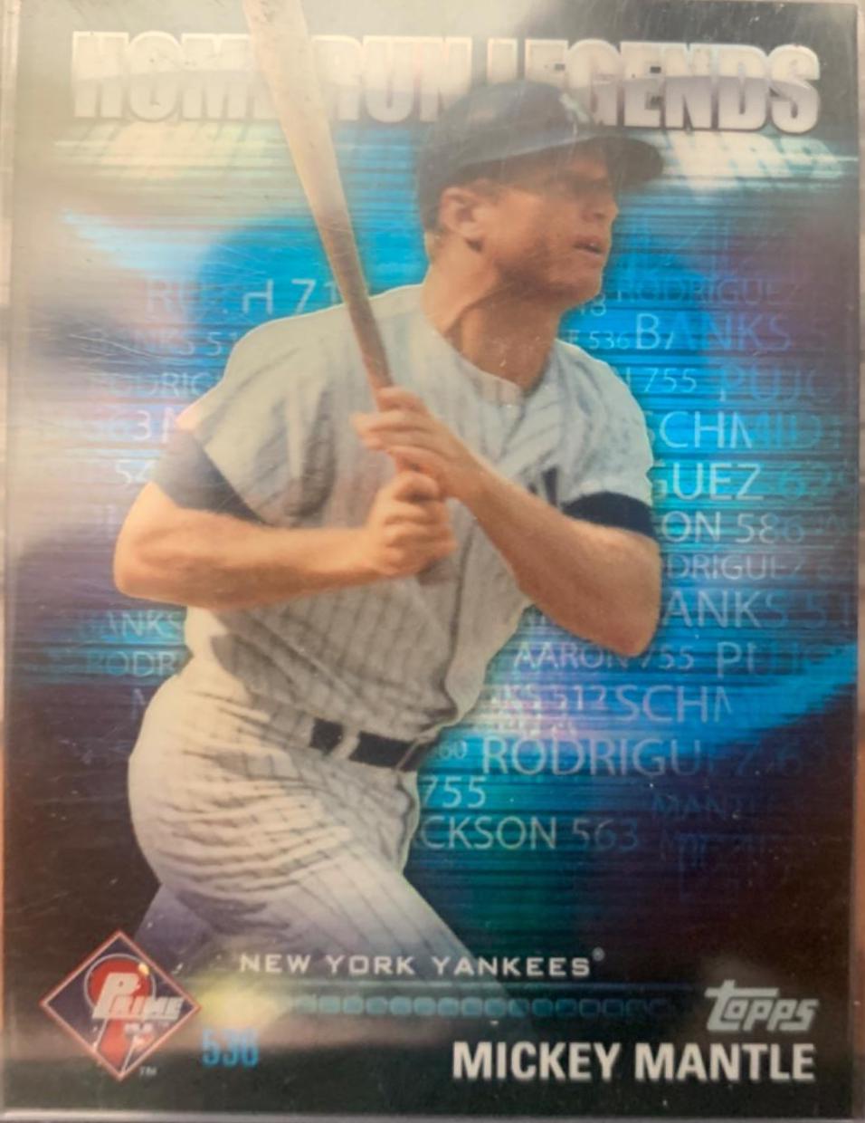 Mickey Mantle #HRL-6 Baseball Cards 2012 Topps Prime 9 Home Run Legends