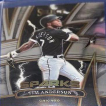 Tim Anderson #SP10 Baseball Cards 2022 Panini Select Sparks