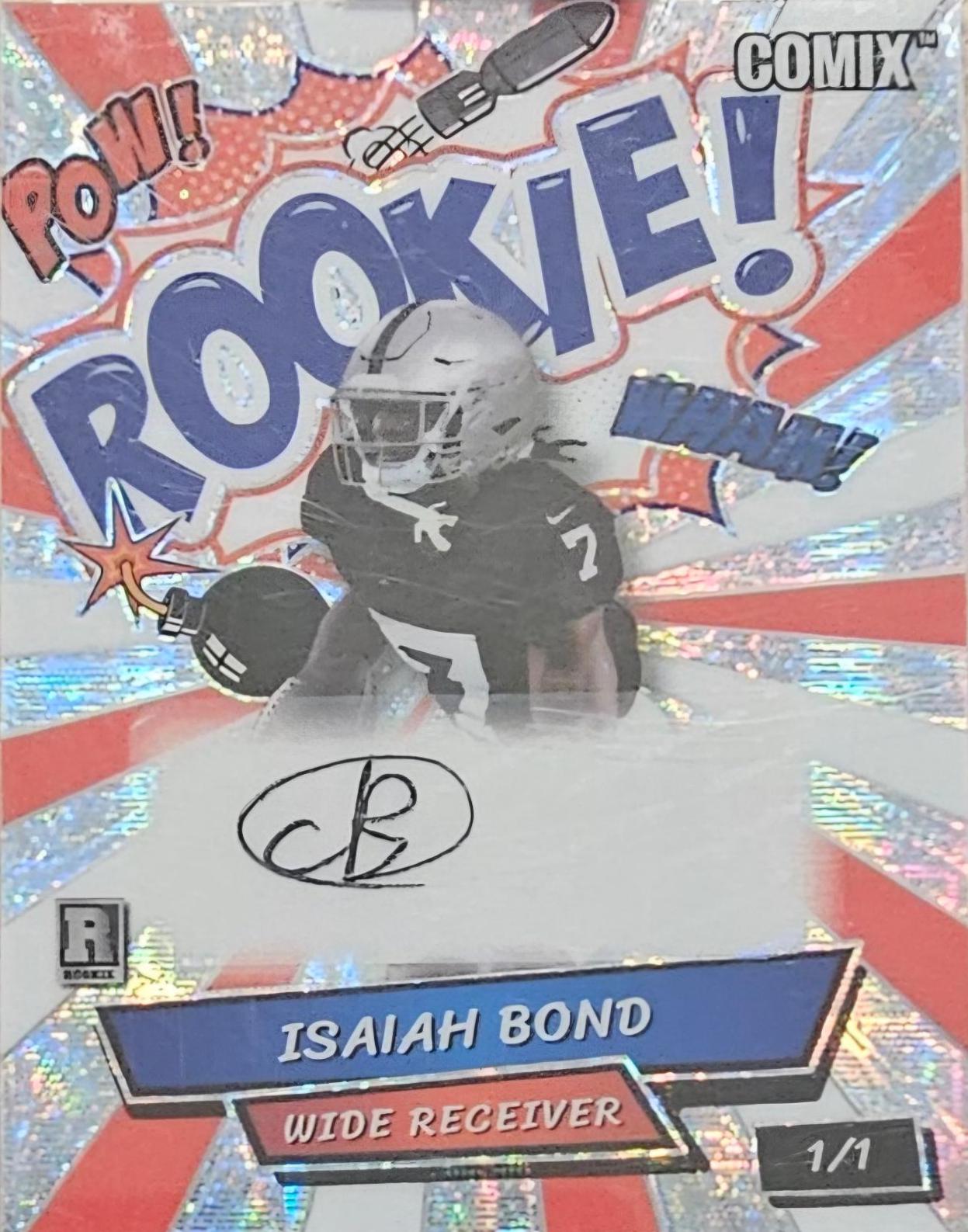 Isaiah Bond #ACRRB-IB-A 2025 Wild Card Alumination Comix Rookies & Legends Football