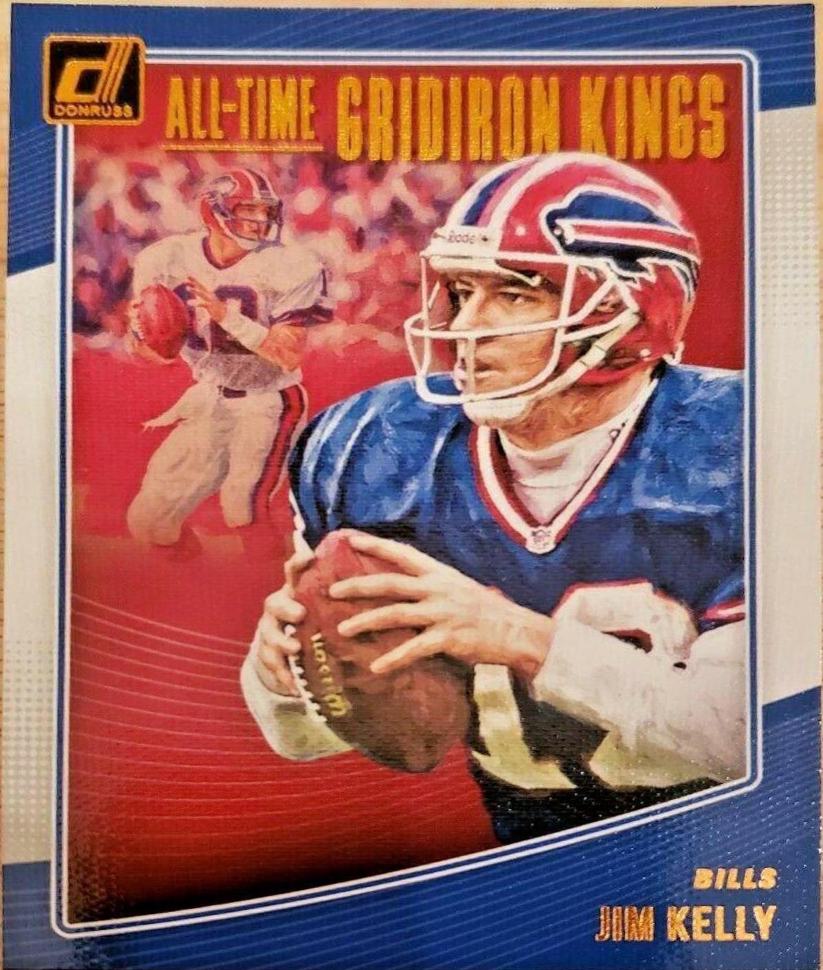 Jim Kelly Football Cards 2018 Donruss All-Time Gridiron Kings