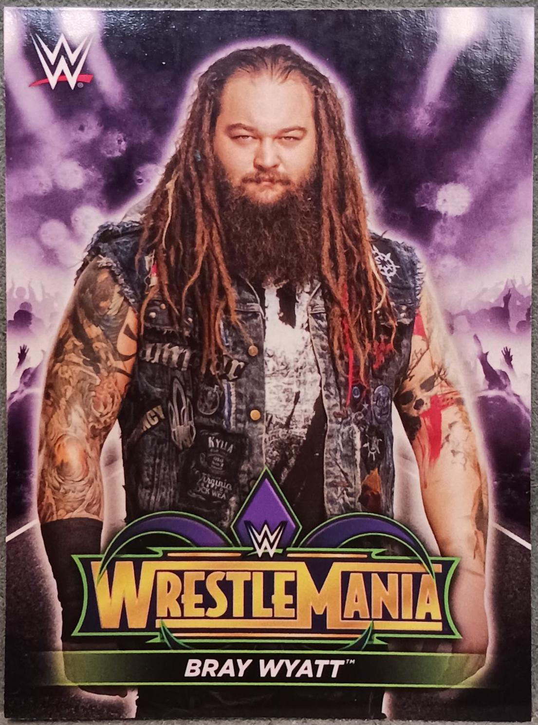 Bray Wyatt #R-4 Wrestling Cards 2018 Topps WWE Road To Wrestlemania 34 Roster