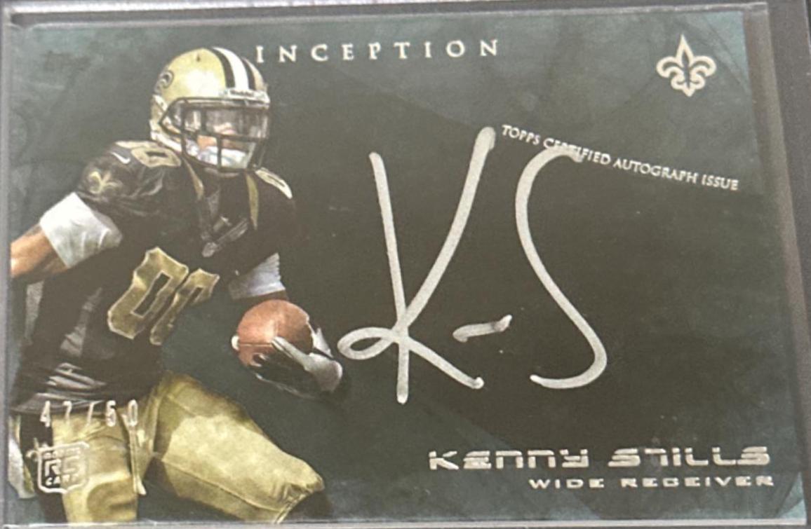 Kenny Stills #ISS-KS Football Cards 2013 Topps Inception Silver Signings